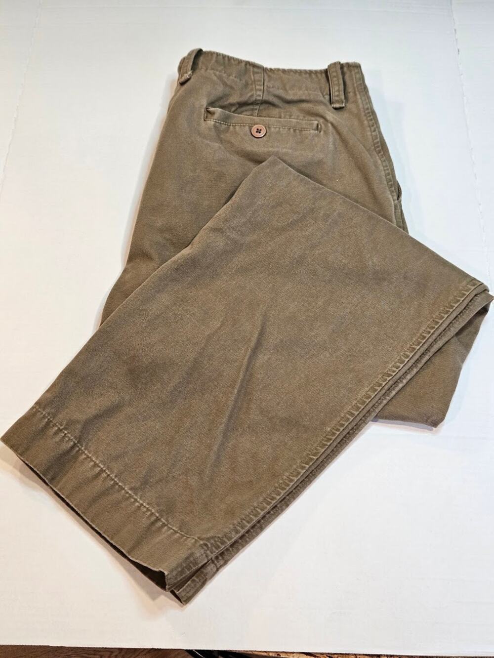Vintage Gap Men's Khaki Twill Trousers - 38/34